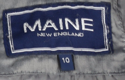 Womens UK Size 10 Maine New England Grey Puffer Jacket