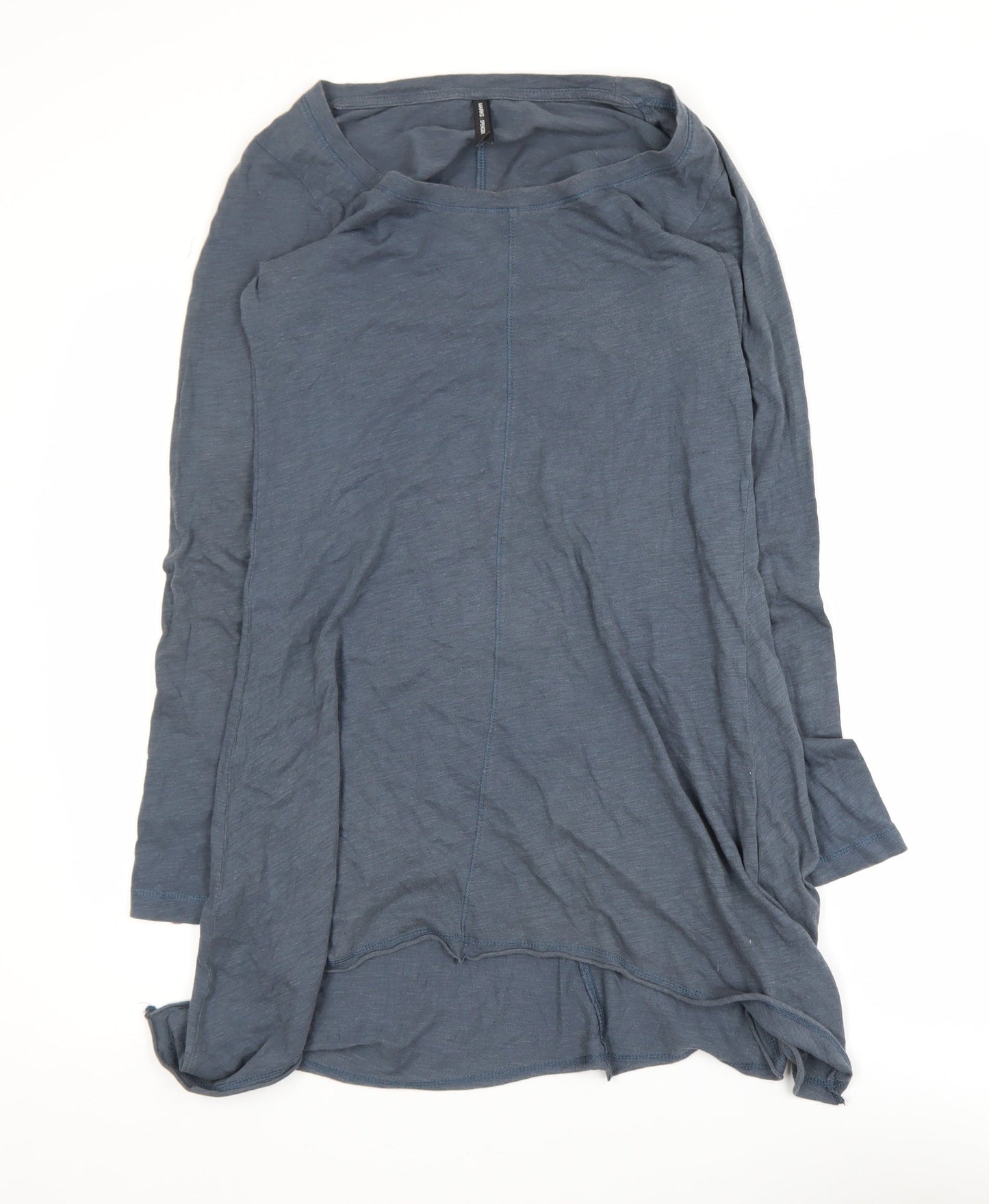 Womens UK Size 10 Marks and Spencer Blue Basic T-Shirt