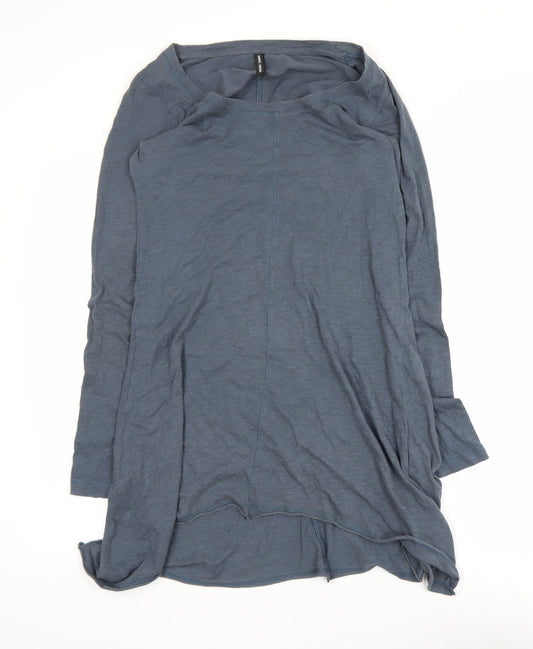 Womens UK Size 10 Marks and Spencer Blue Basic T-Shirt
