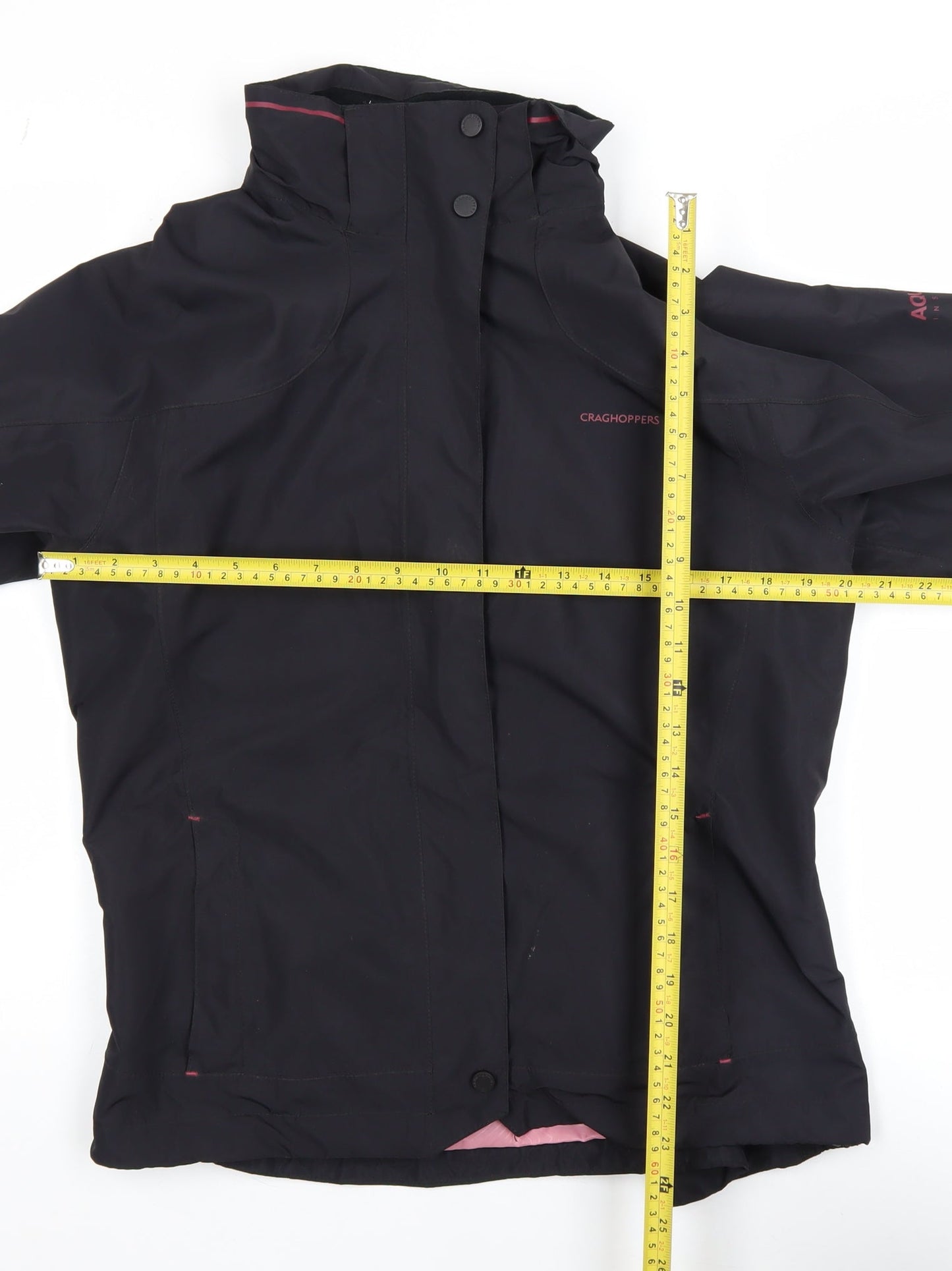 Womens UK Size 14 Craghoppers Black Rain Coat