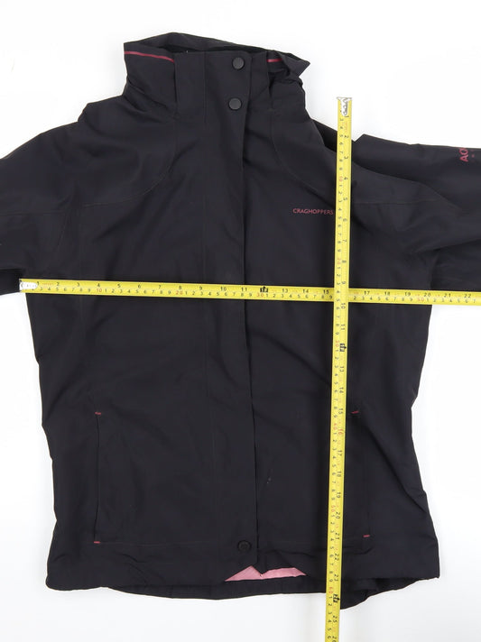 Womens UK Size 14 Craghoppers Black Rain Coat