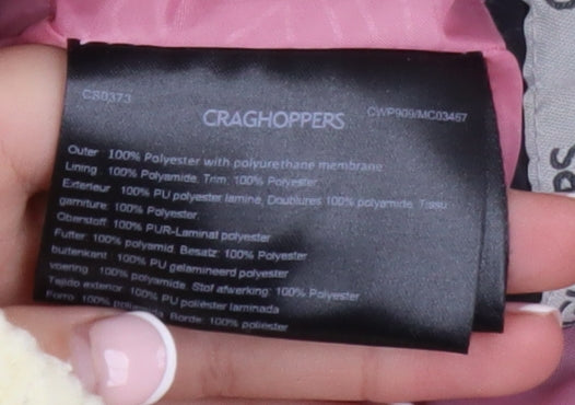 Womens UK Size 14 Craghoppers Black Rain Coat