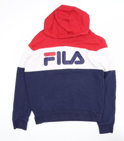 Mens UK Size XL FILA Multicoloured Pullover Hoodie