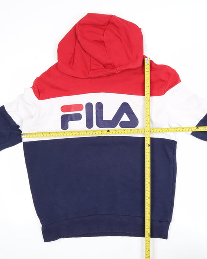 Mens UK Size XL FILA Multicoloured Pullover Hoodie
