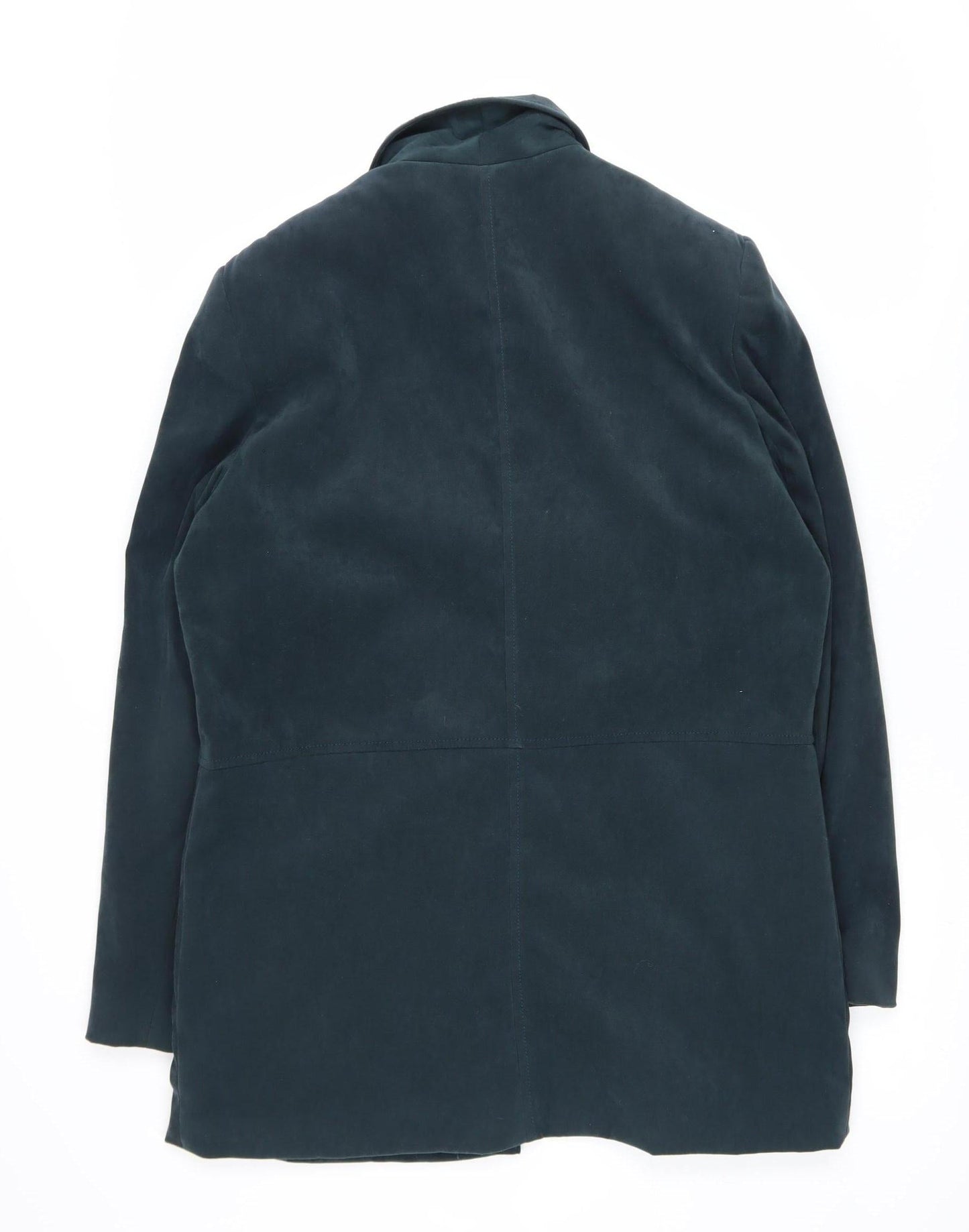 Womens UK Size 14 Style by EWM Blue Overcoat