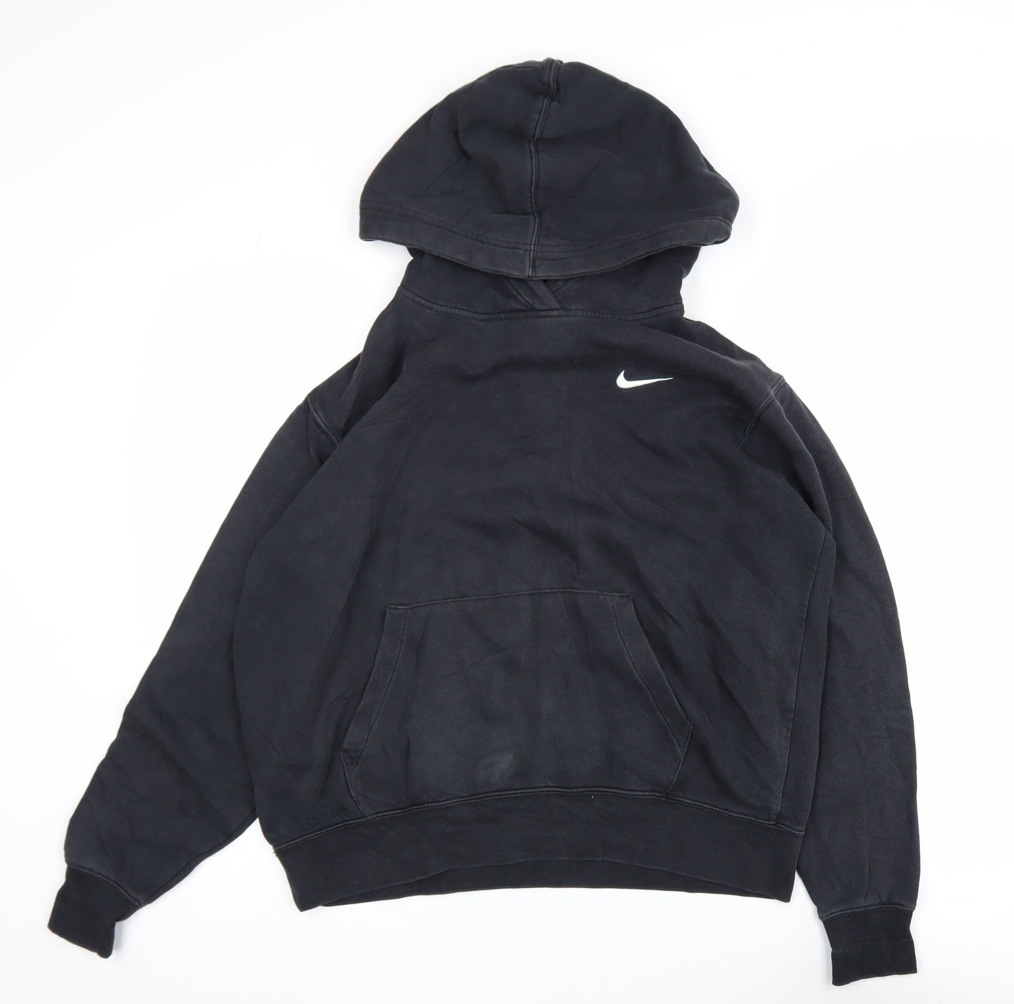 Mens UK Size M Nike Black Pullover Hoodie
