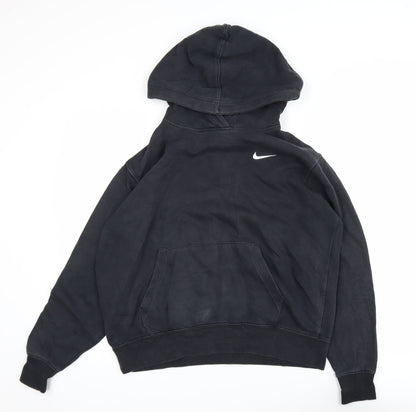 Mens UK Size M Nike Black Pullover Hoodie