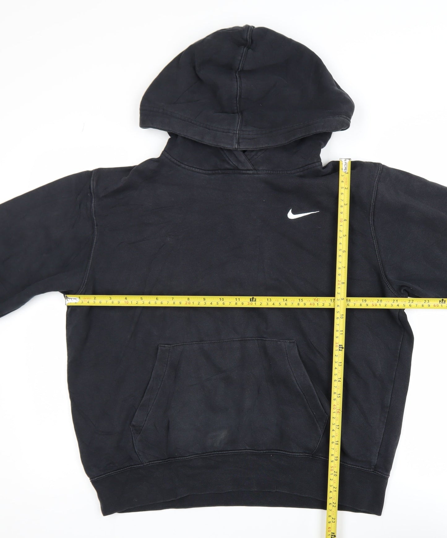 Mens UK Size M Nike Black Pullover Hoodie