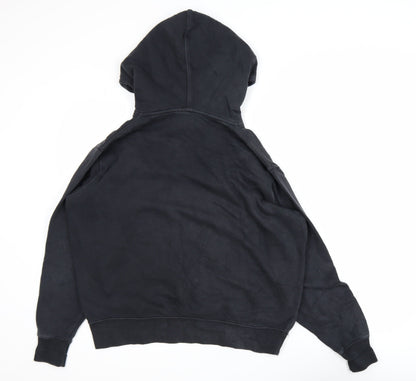 Mens UK Size M Nike Black Pullover Hoodie