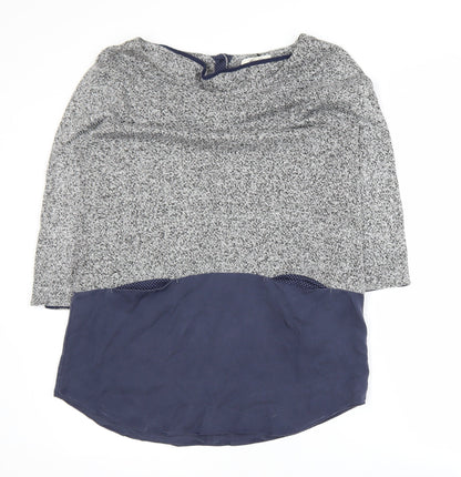 Womens UK Size 10 White Stuff Blue Tunic Blouse