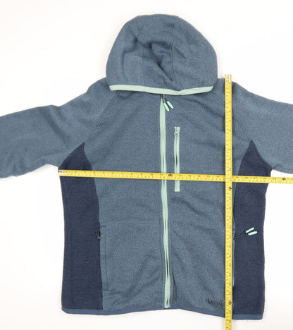 Weird Fish Women's Blue Size 18 Hooded Fleece Jacket