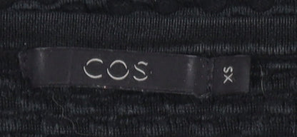 Womens UK Size XS COS Black Pullover Jumper