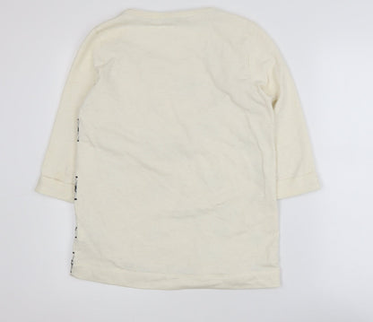 Womens UK Size 8 Marks and Spencer Ivory Pullover Jumper