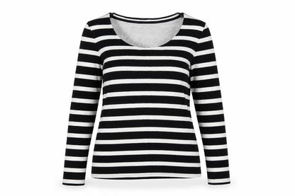 Womens UK Size 8 Whistles Black Basic T-Shirt