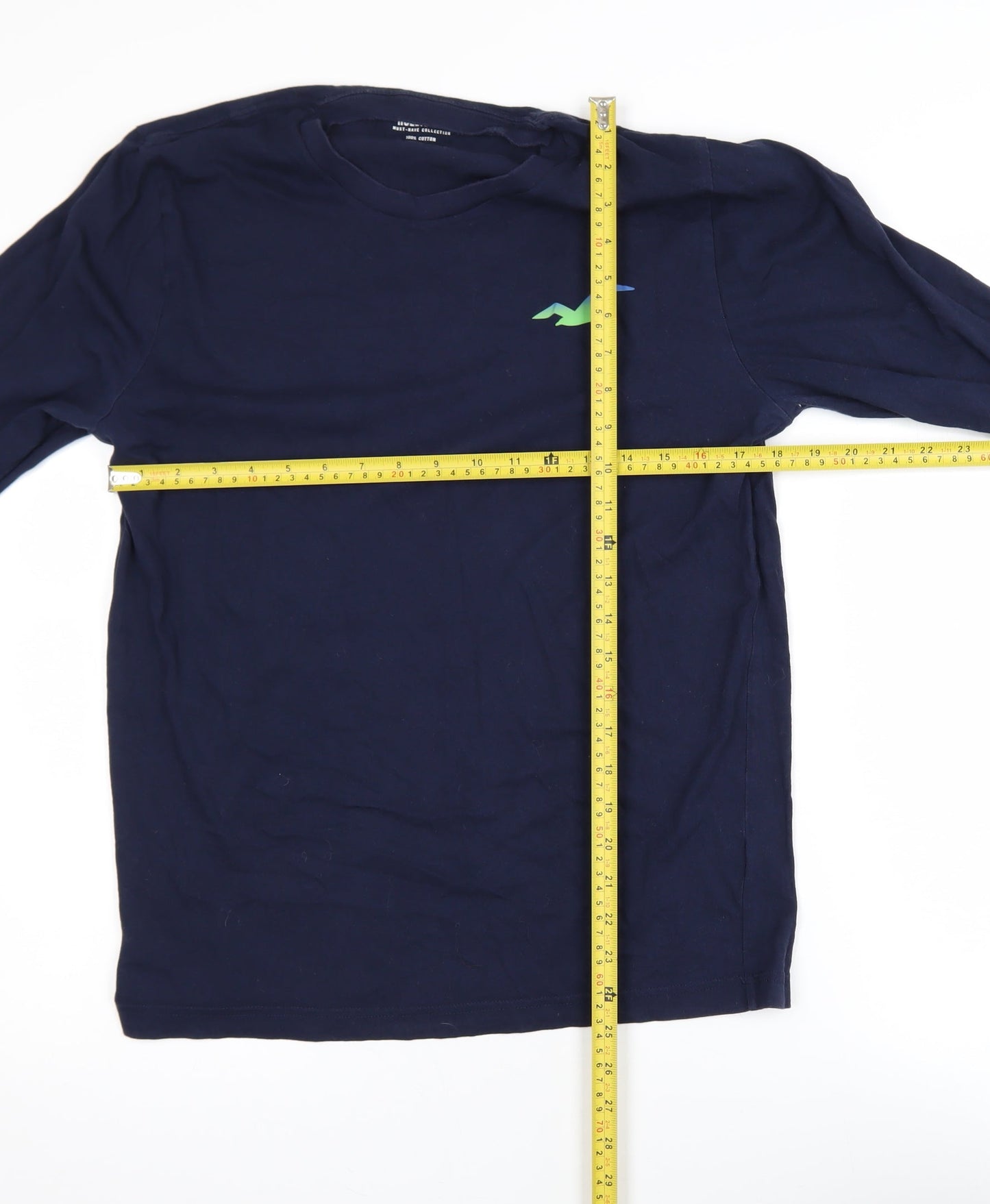 Mens UK Size M Hollister Blue  T-Shirt
