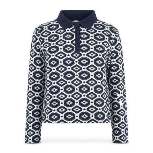 Womens UK Size L Zara Blue Classic Polo