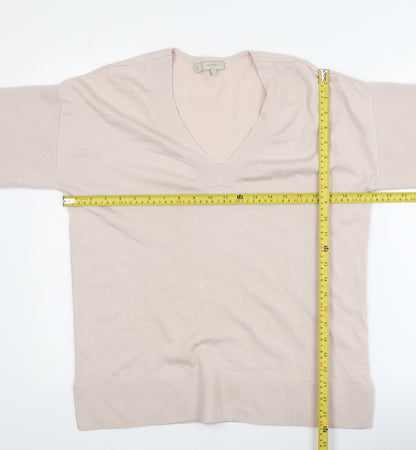 Womens UK Size S Hobbs Beige Basic Blouse
