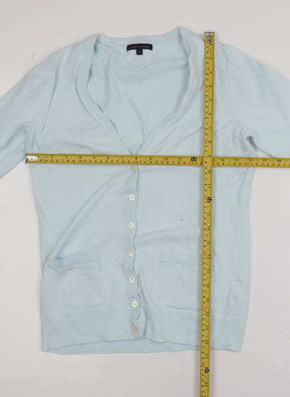 Womens UK Size S Tommy Hilfiger Blue Cardigan Jumper