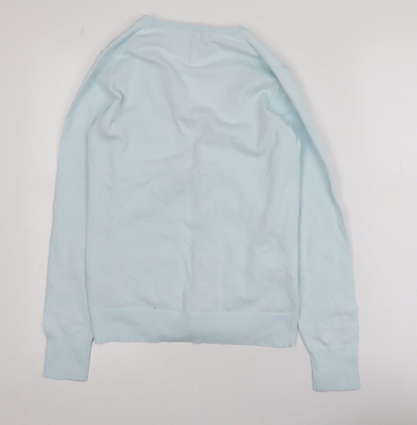 Womens UK Size S Tommy Hilfiger Blue Cardigan Jumper