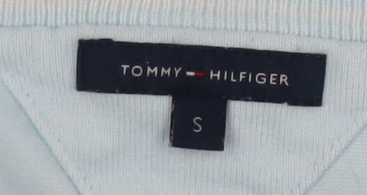 Womens UK Size S Tommy Hilfiger Blue Cardigan Jumper