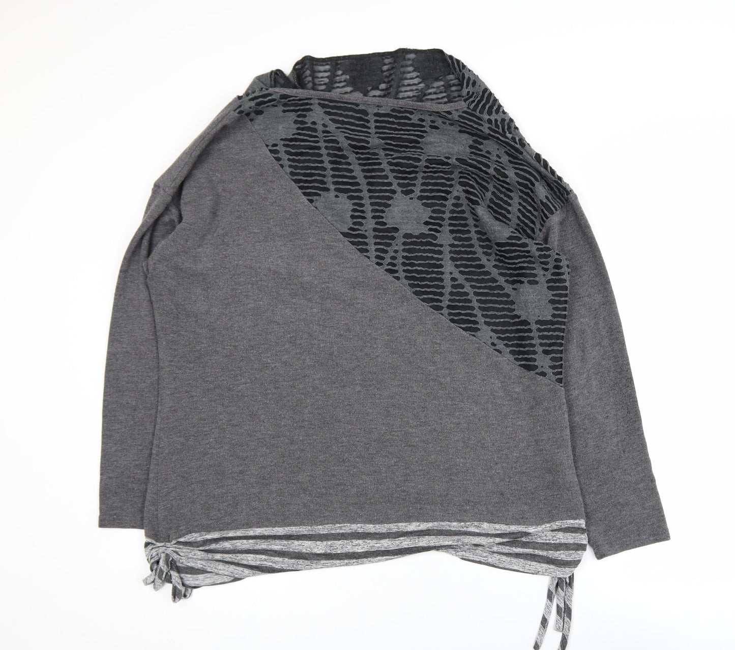 Womens UK Size 2XL Klass Grey Tunic Blouse