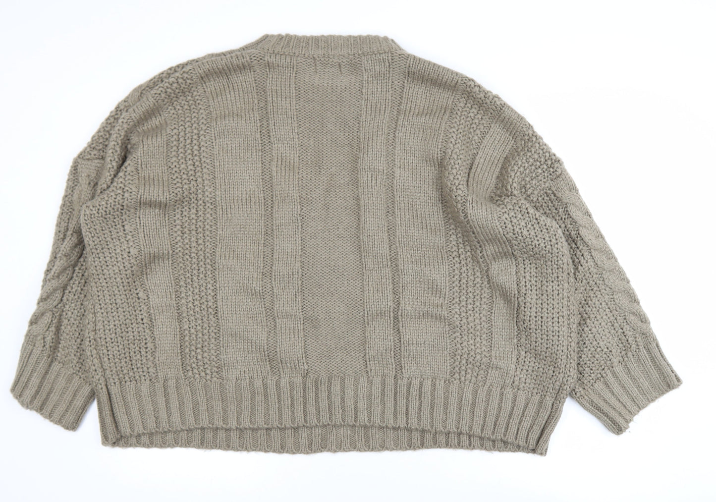 Womens UK Size L SNDYS Beige Pullover Jumper