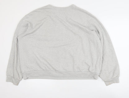 Mens UK Size XL Hollister Grey Pullover Sweatshirt