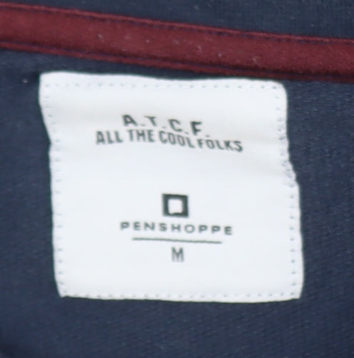 Mens UK Size M Penshoppe Blue Pullover Sweatshirt