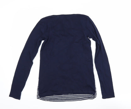 Womens UK Size 8 NEXT Blue Basic T-Shirt