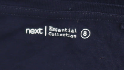 Womens UK Size 8 NEXT Blue Basic T-Shirt