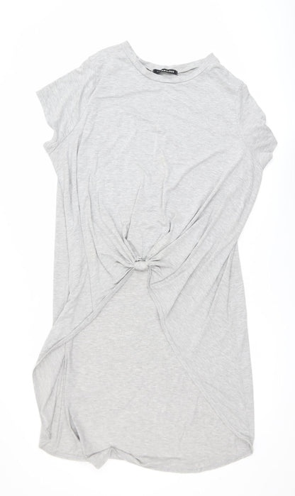 Womens UK Size 24 So Fabulous Grey Basic T-Shirt