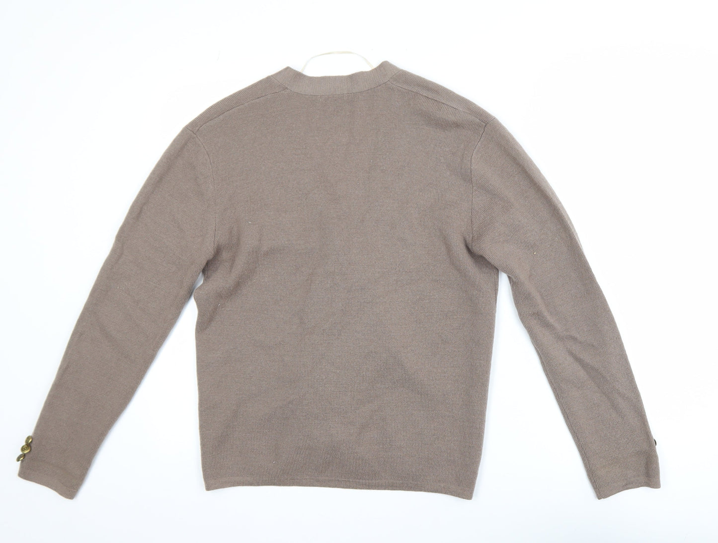 Womens UK Size S Damart Beige Cardigan Jumper