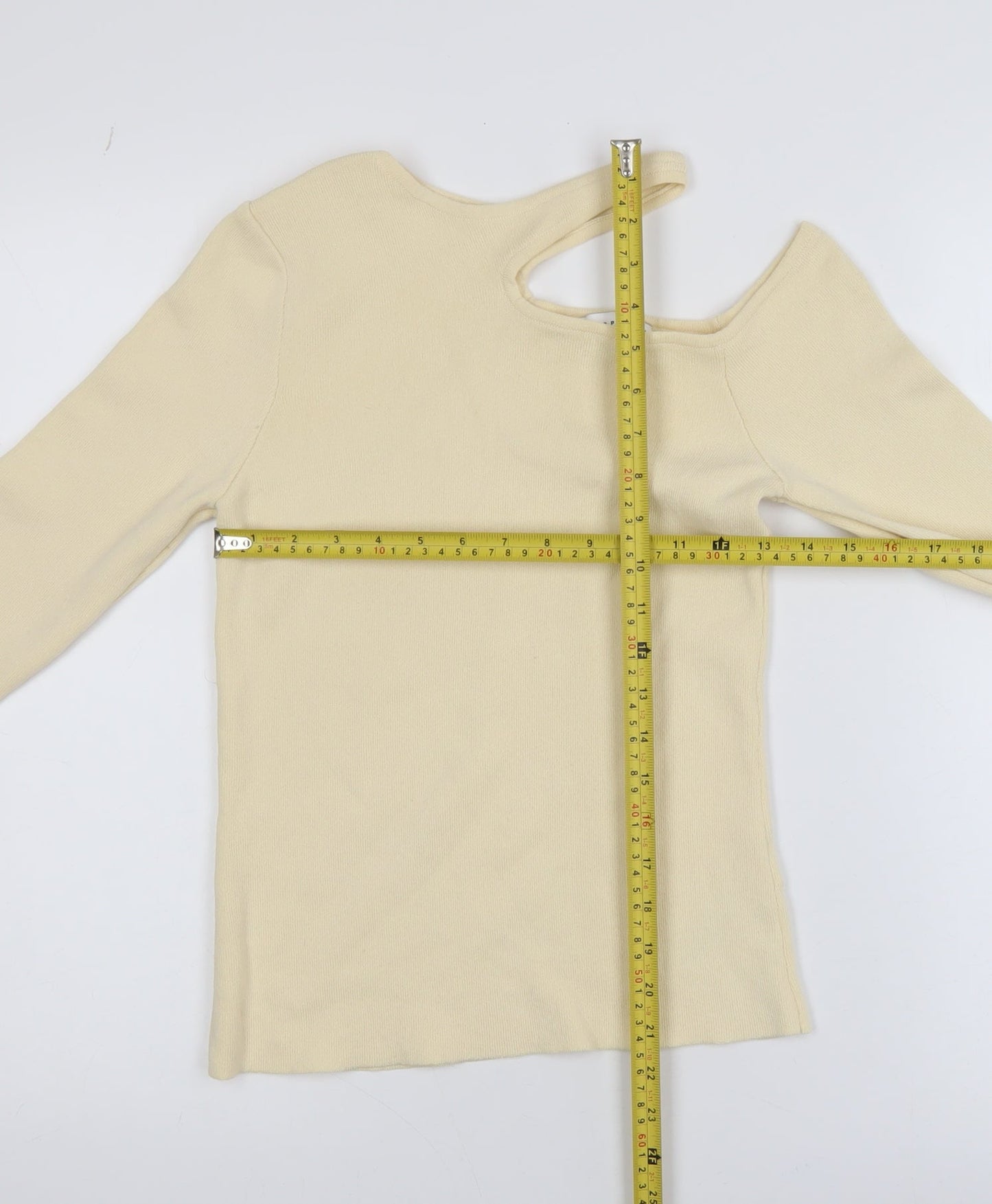Womens UK Size S Topshop Beige Camisole Blouse