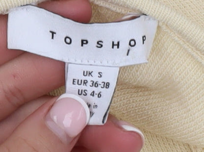 Womens UK Size S Topshop Beige Camisole Blouse