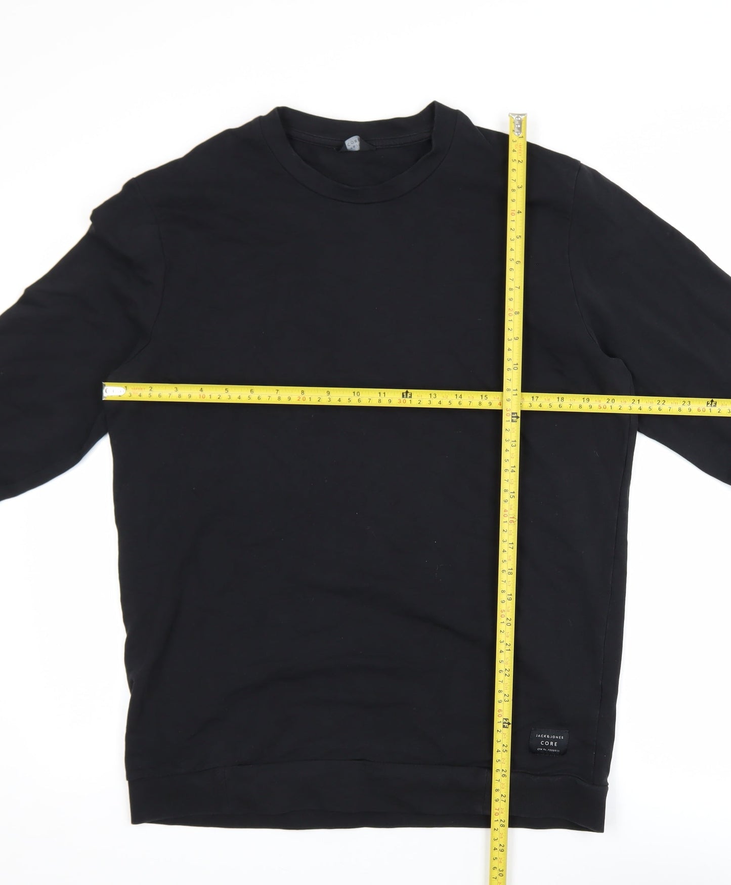 Mens UK Size L JACK & JONES Black Pullover Sweatshirt
