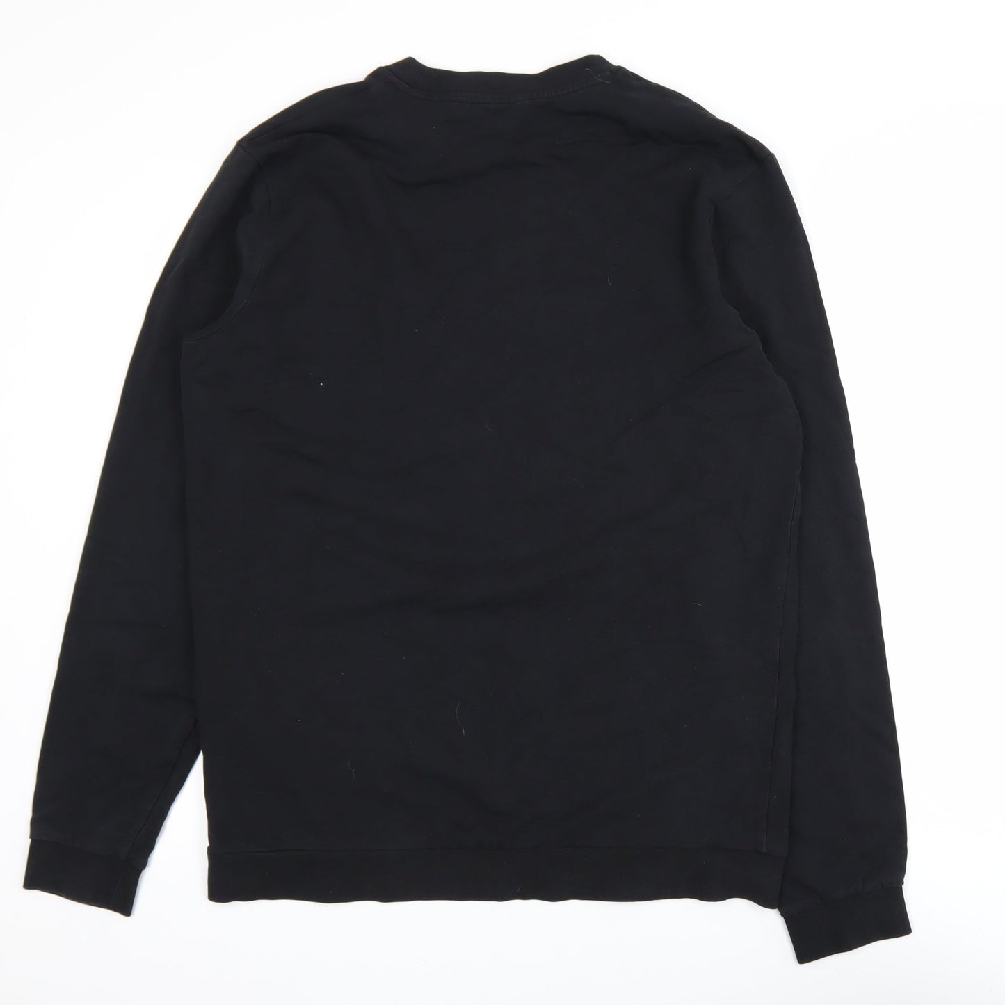 Mens UK Size L JACK & JONES Black Pullover Sweatshirt