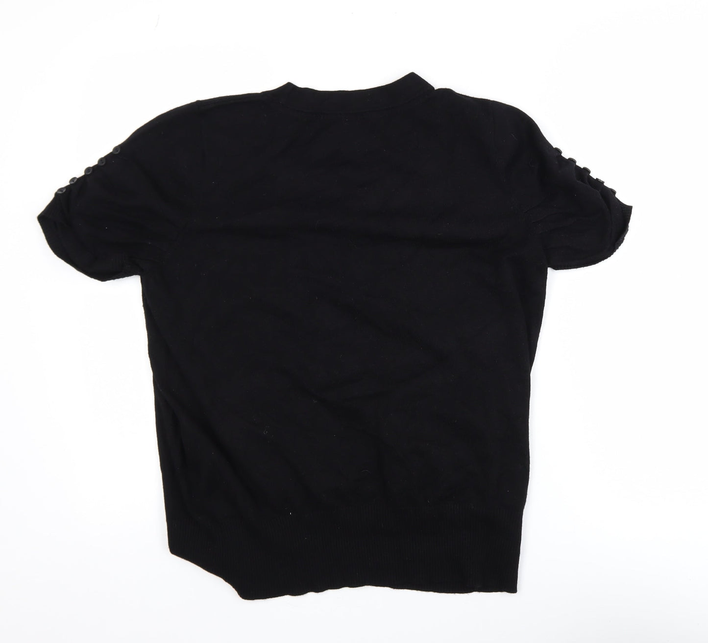 Womens UK Size 20 BHS Black Basic T-Shirt