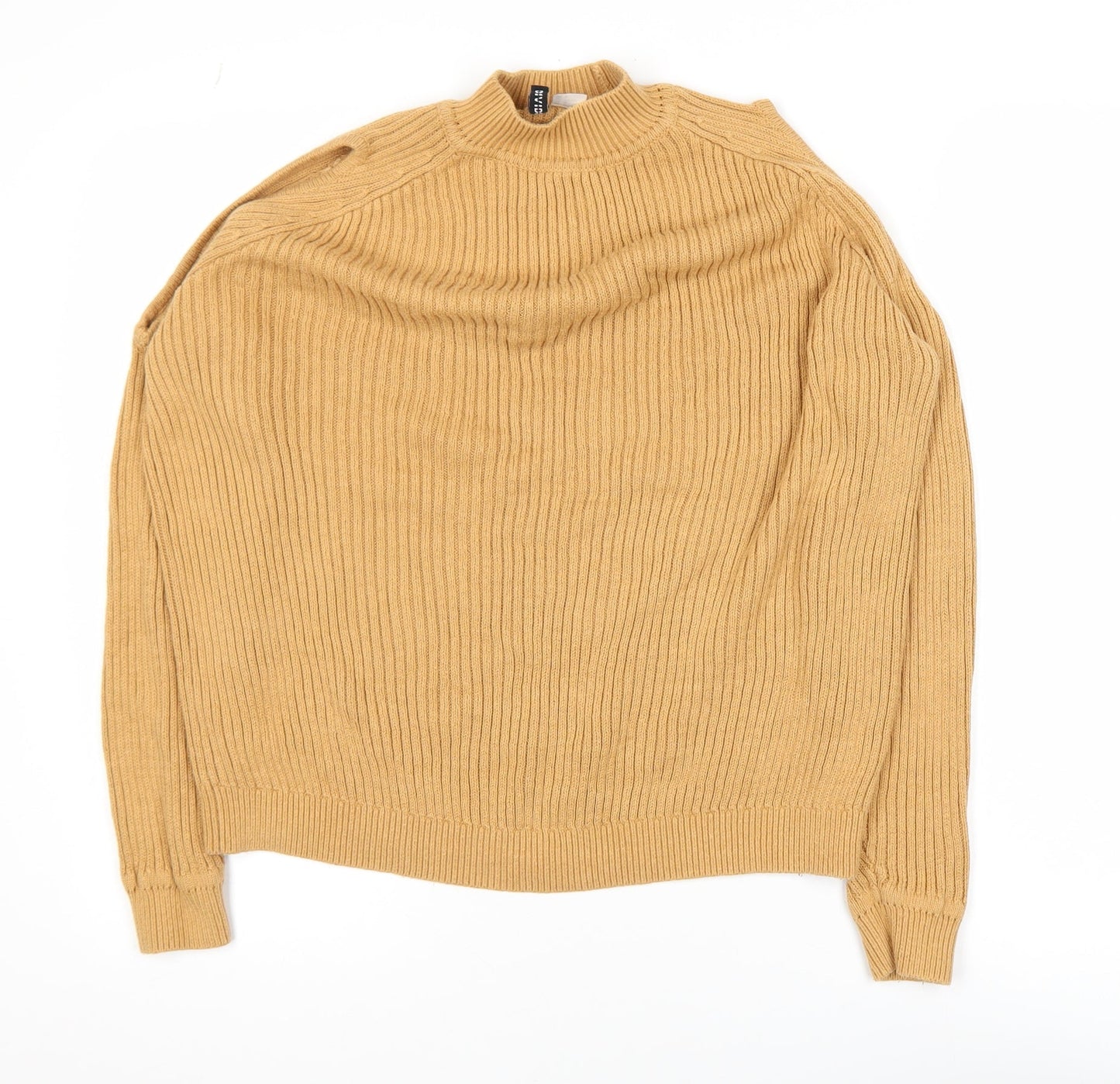 Womens UK Size 12 H&M Beige Pullover Jumper