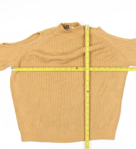 Womens UK Size 12 H&M Beige Pullover Jumper