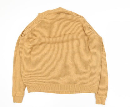 Womens UK Size 12 H&M Beige Pullover Jumper