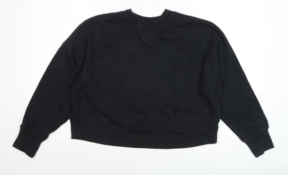 Womens UK Size S Abercrombie & Fitch Black Pullover Sweatshirt