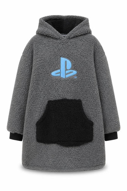 Boys UK Size L PlayStation Grey  Robe