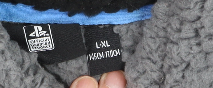 Boys UK Size L PlayStation Grey  Robe