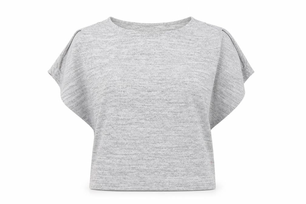 Womens UK Size M New Look Grey Basic T-Shirt