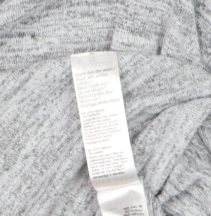 Womens UK Size M New Look Grey Basic T-Shirt