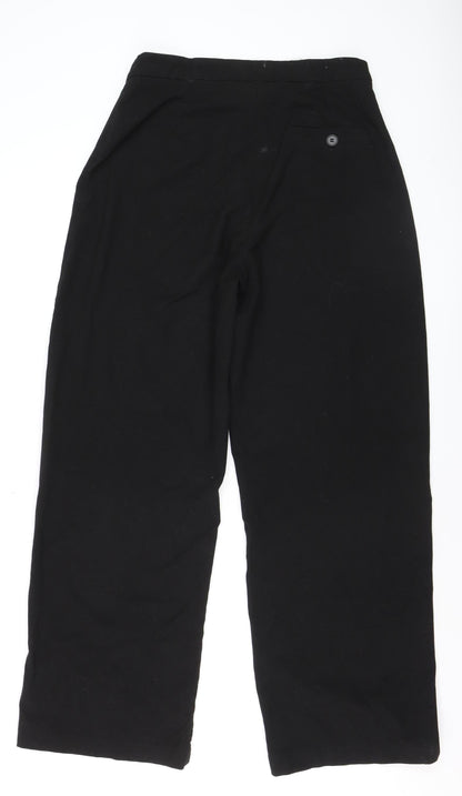 Mens UK Size L Bershka Slim Fit Casual Workwear Black Trousers
