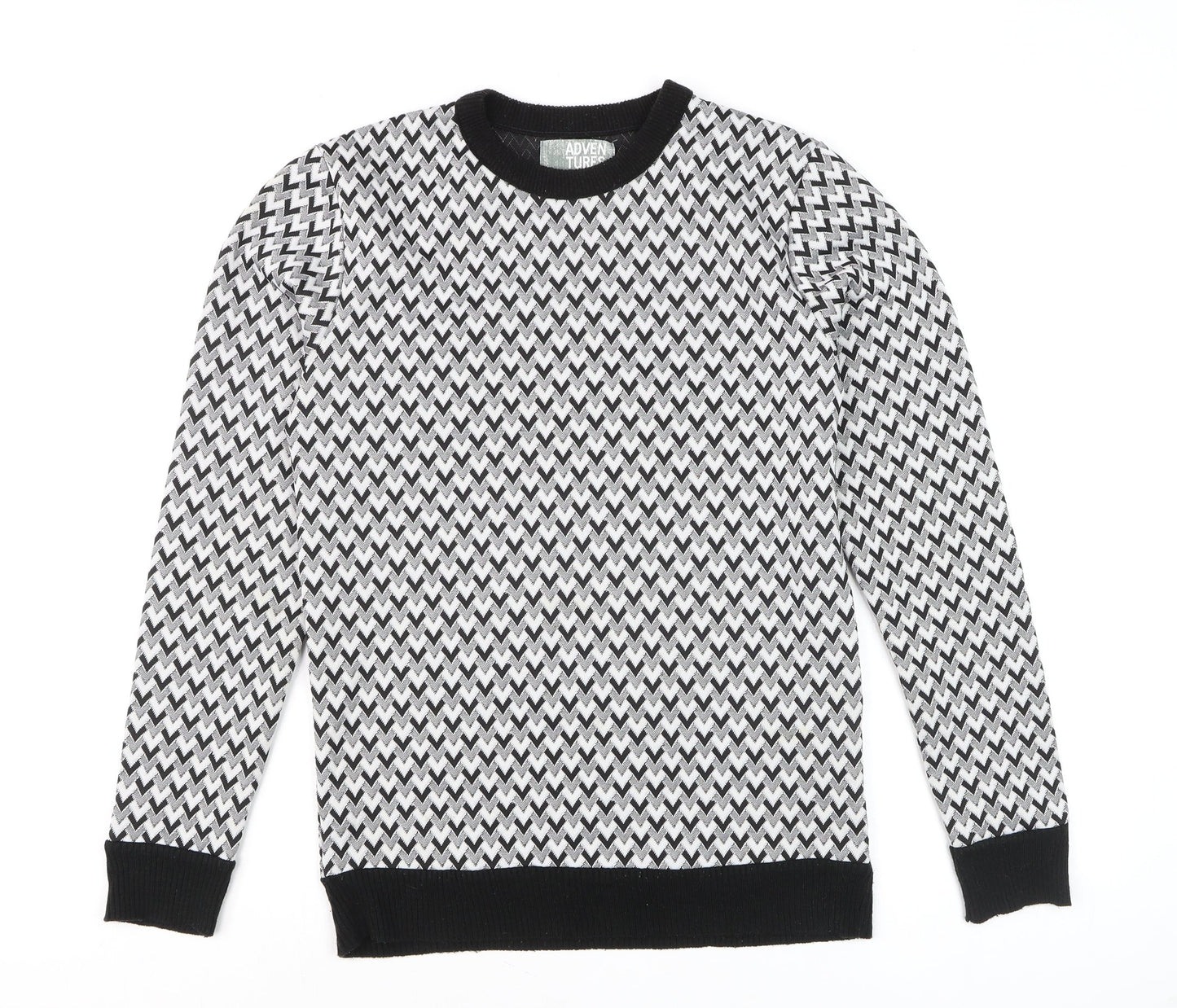 Womens UK Size S Adventures of the Unsigned Black Pullover Jumper