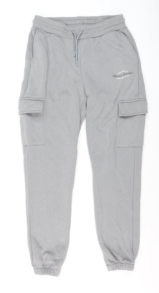 Closure LDN Men's Grey Cargo Jogger Sweatpants Size S