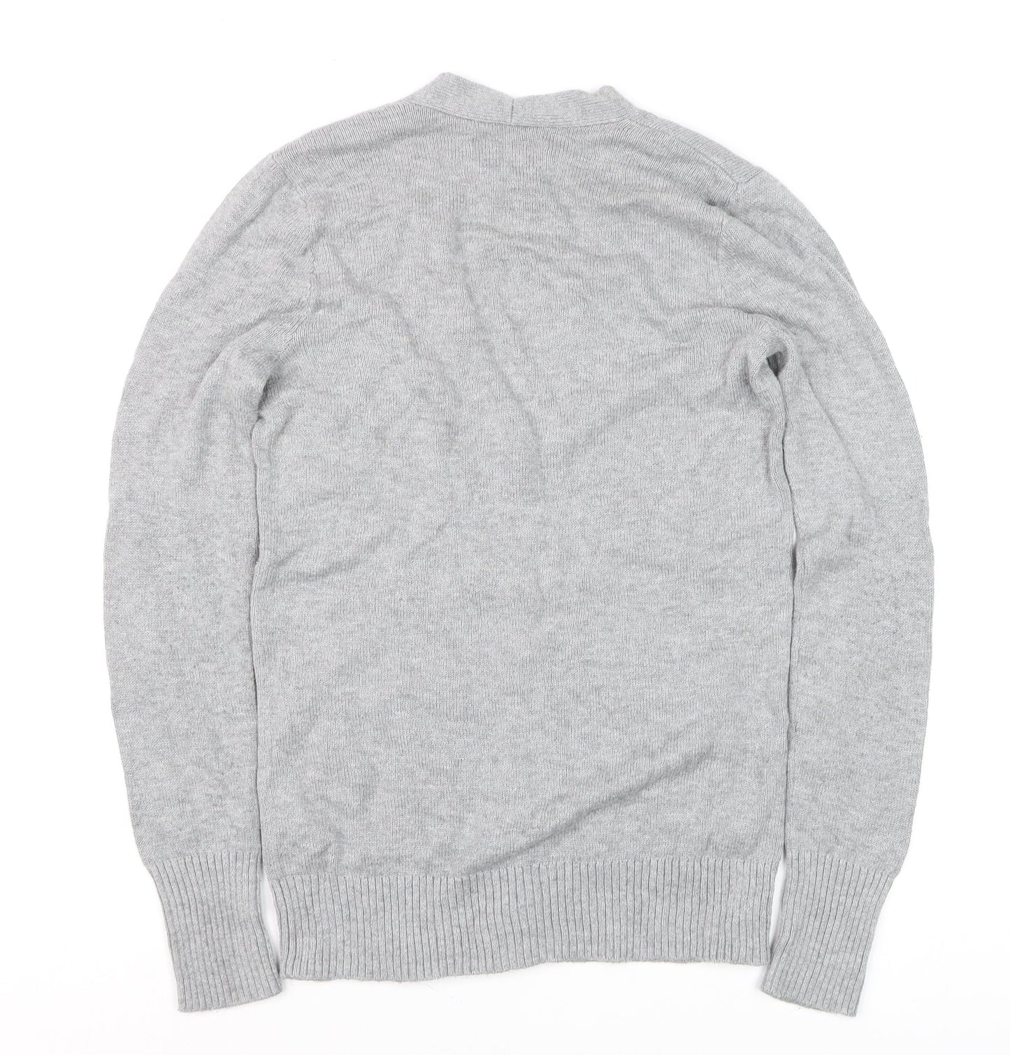 Womens UK Size XS Hollister Grey Cardigan Jumper