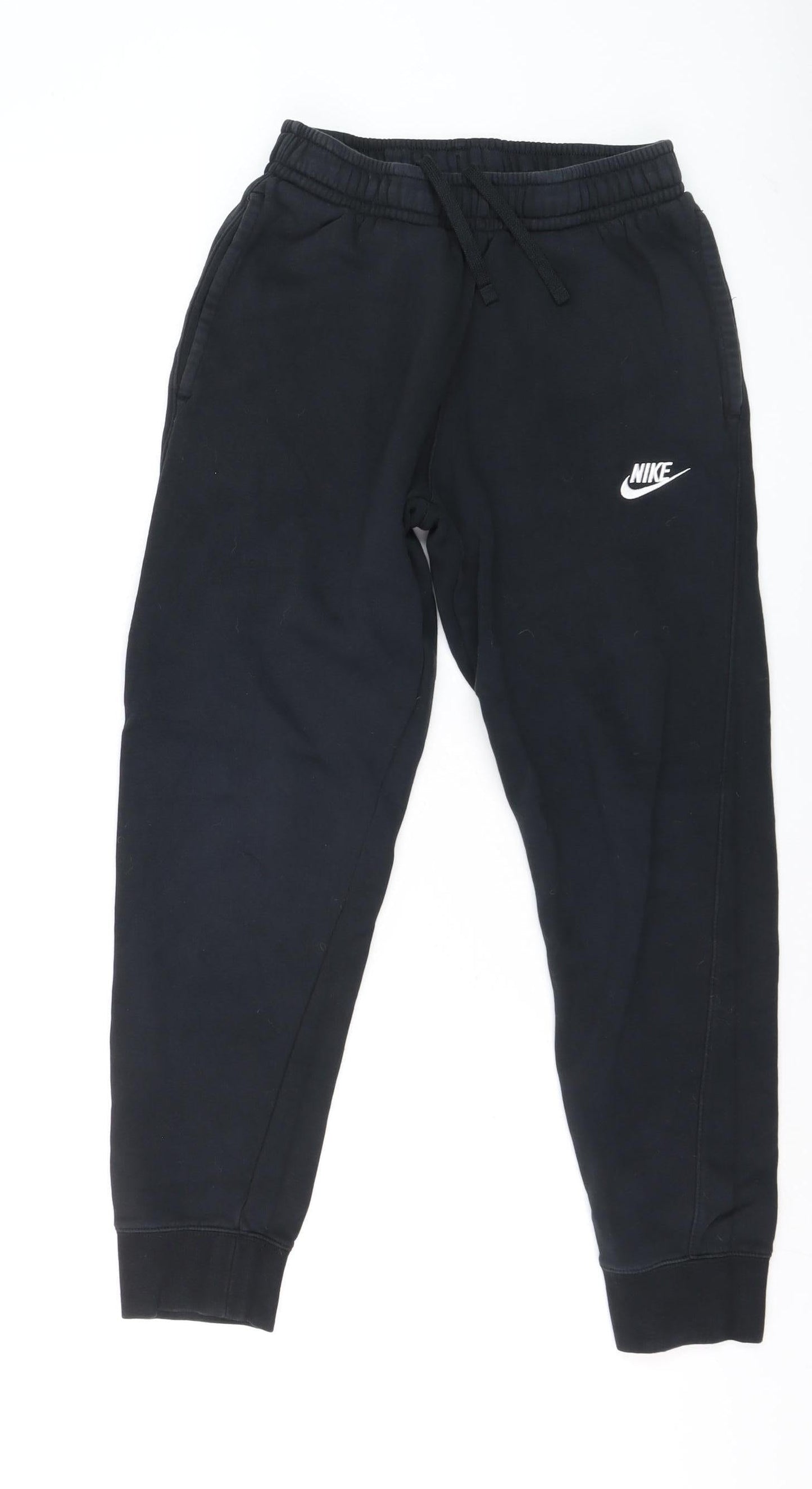 Womens UK Size S Nike Regular Fit Jogger Black Trousers